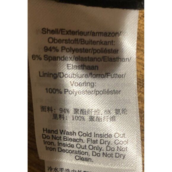 DKNY Knit Dress Womens 16 Combo Metallic Sleeve Stretch Career Professional - Picture 12 of 13